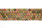 Unakite Gemstone Beads, 8mm, Round